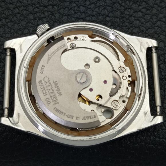 Vintage 1971 Citizen Automatic Mens Silver Watch W/daydate & Gold accents - Picture 9 of 9